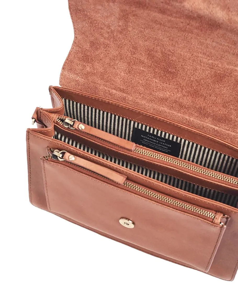 o_my_bag_harper_cognac_ld_3.webp O My Bag Harper Cognac Lædertaske^Dame Tasker Og Punge