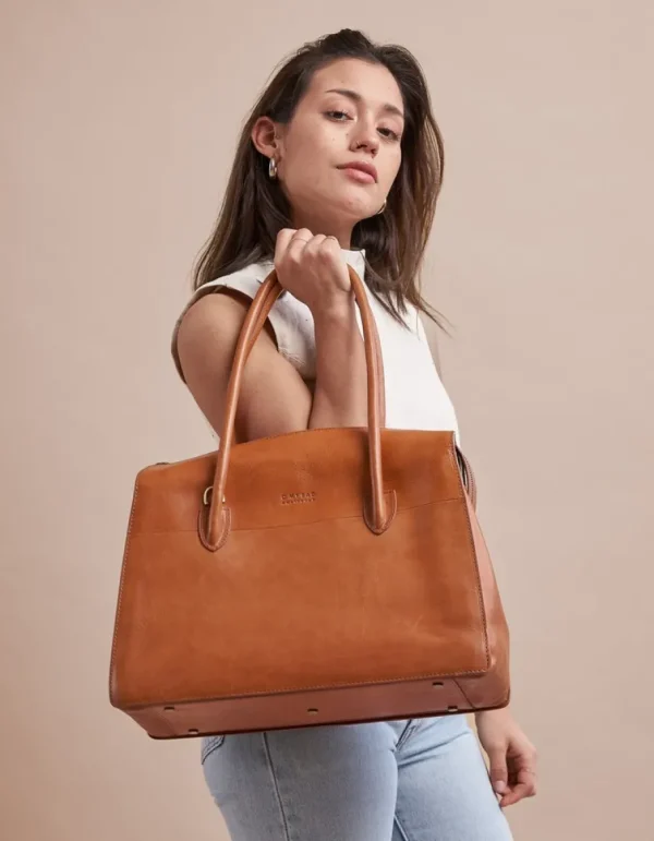 O My Bag Kate - Cognac - Skindtaske^Dame Tasker Og Punge