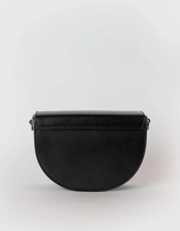 O My Bag Lædertaske Ava sort - 2 remme^Dame Tasker Og Punge
