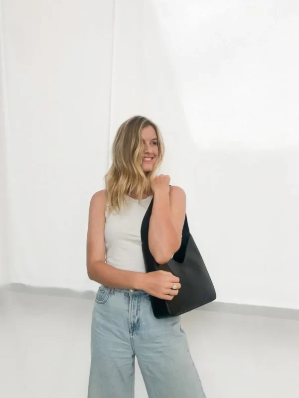 O My Bag Vicky Lædertaske Sort^Dame Tasker Og Punge