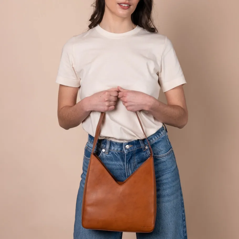 o_my_bag_vicky_ldertaske__8.webp O My Bag Vicky Lædertaske Cognac^Dame Tasker Og Punge