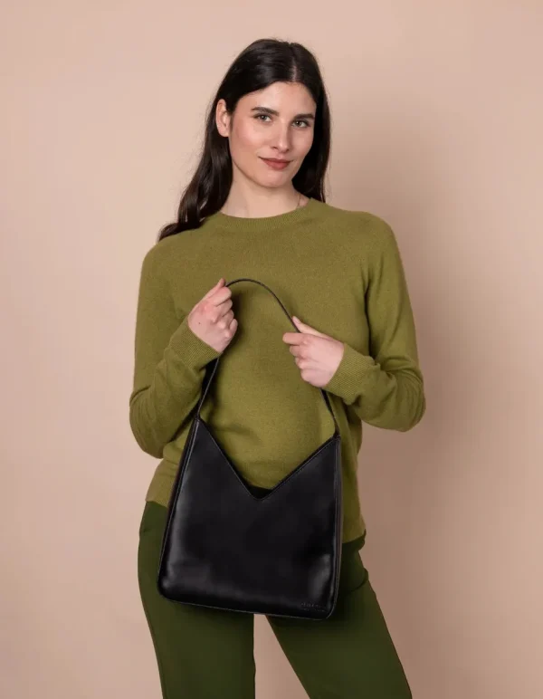 O My Bag Vicky Lædertaske Sort^Dame Tasker Og Punge