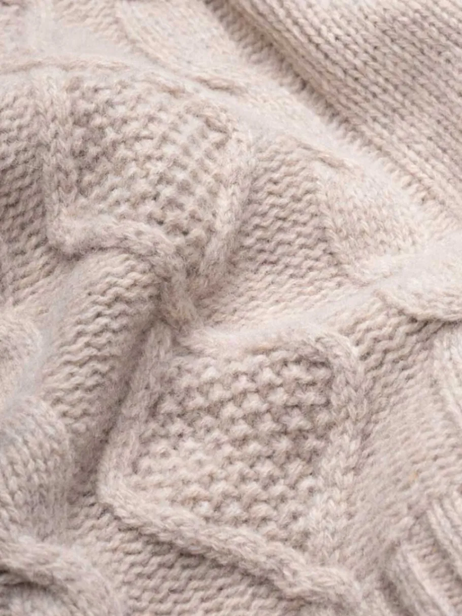 rifo_giuditta_womens_recy_4.webp Rifo GIUDITTA Women's Recycled Wool Zip Sweater Sand Beige^Dame Overdele
