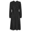 Schulz by Crowd - Kjole i Tencel - Dandy dress - Black^Dame Kjoler Og Jumpsuits