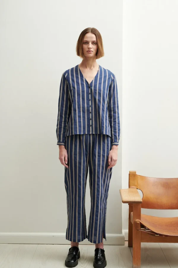 Schulz by Crowd Sessa shirt organic cotton GOTS^Dame Overdele