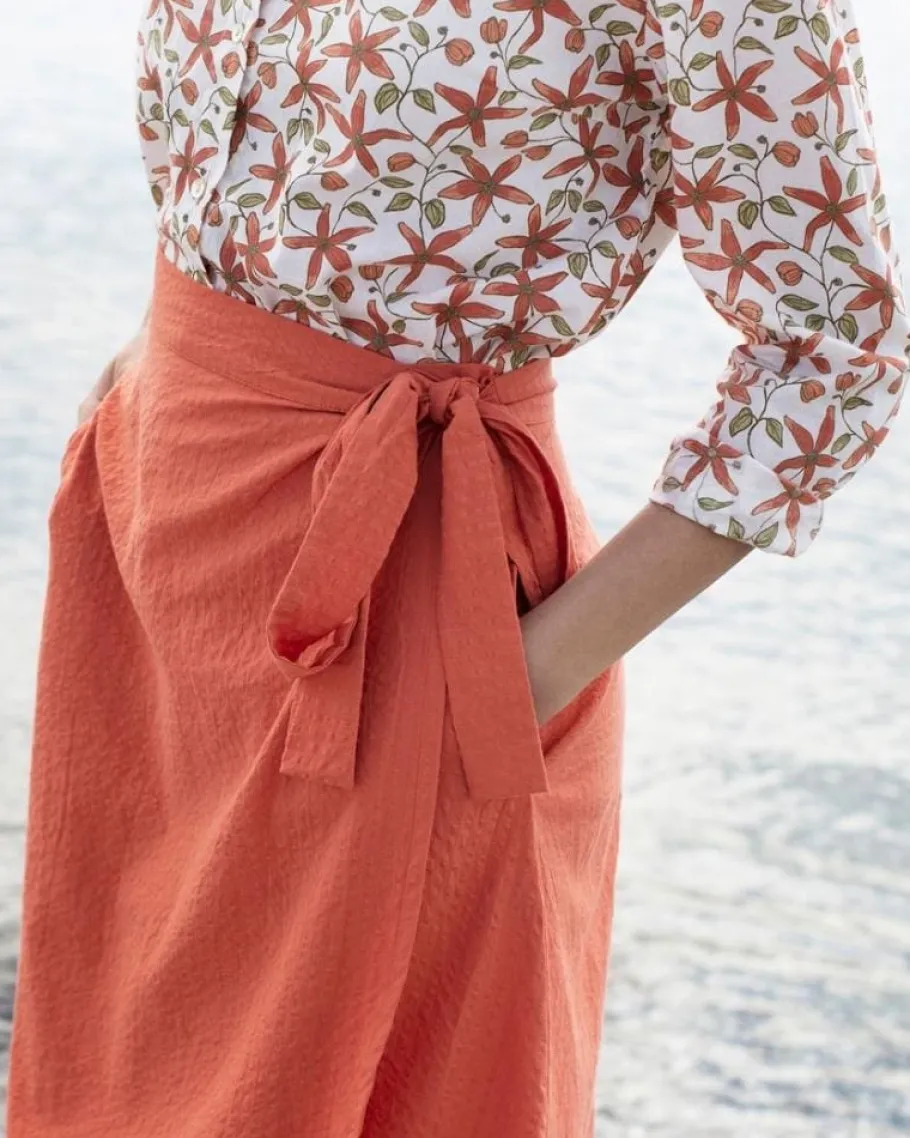 seersucker_skirt_papaya_2.webp Serendipity Seersucker Skirt papaya^Dame Underdele