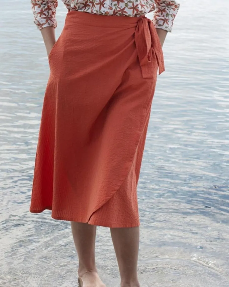 seersucker_skirt_papaya_3.webp Serendipity Seersucker Skirt papaya^Dame Underdele