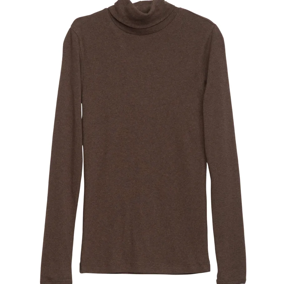 serendipity__bluse_i_kolo_0.webp Serendipity - bluse i økologisk bomuld - Turtleneck Chestnut^Dame Overdele