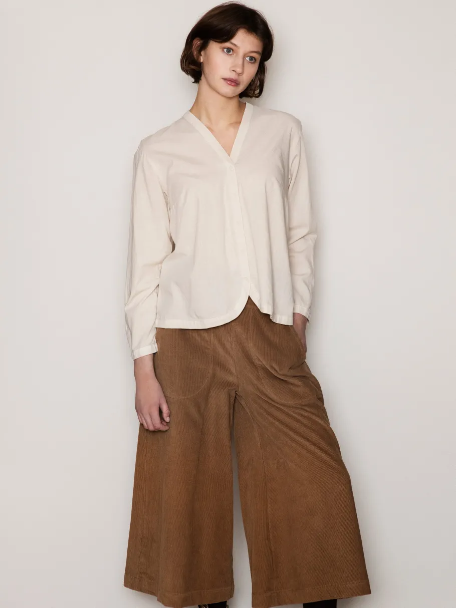 serendipity_button_blouse_4.webp Serendipity Button Blouse Oyster^Dame Overdele