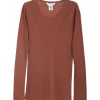 Serendipity Organics - Slim Tee - Rust^Dame Overdele