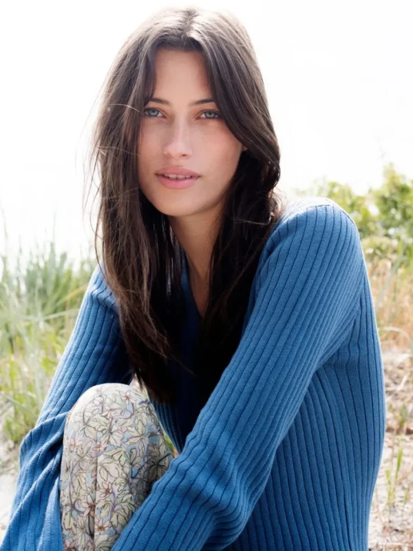 Serendipity Rib Cardigan Dark Tide^Dame Overdele
