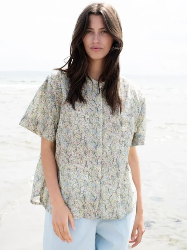 Serendipity Short Sleeved Shirt Anemone^Dame Overdele