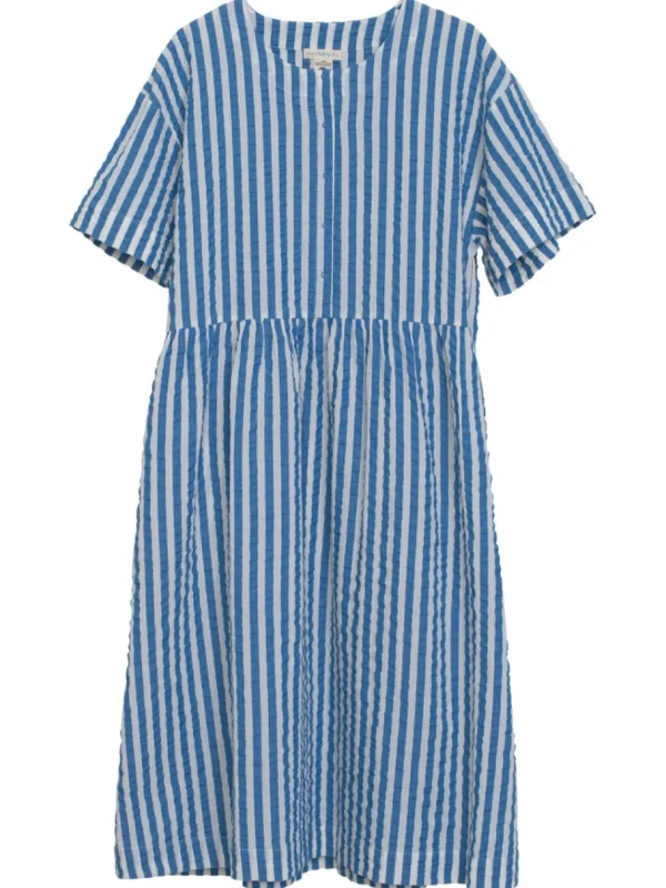 Serendipity Sleeve Dress Azur Stripe^Dame Kjoler Og Jumpsuits