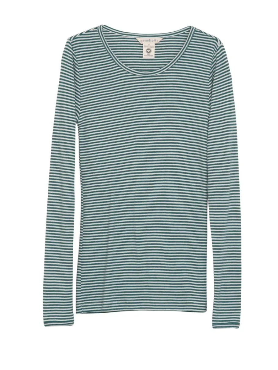 serendipity_slim_tee_arct_0-1.webp Serendipity Slim tee arctic/offwhite rib^Dame Overdele