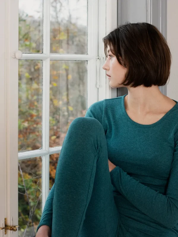 Serendipity Slim tee arctic rib^Dame Overdele