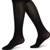 Swedish Stockings - Freja bio wool knee-highs - Black^Dame Sokker Og Strømpebukser