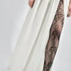 Swedish Stockings - Frida lace tights - Black^Dame Sokker Og Strømpebukser