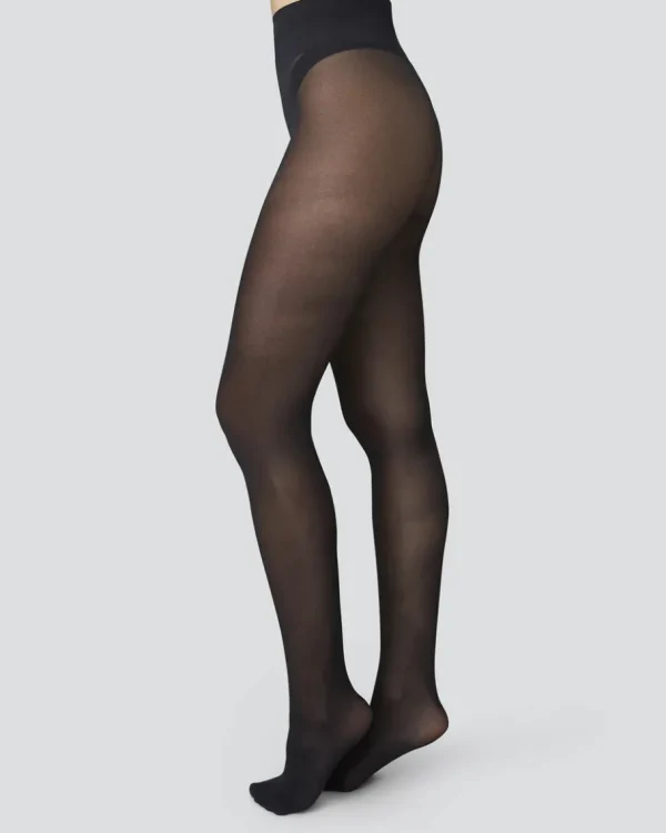Swedish Stockings - Svea Premium Tights - Black^Dame Sokker Og Strømpebukser