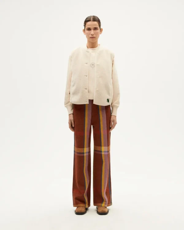 Thinking Mu Brown charlie blanket Coral pants^Dame Underdele