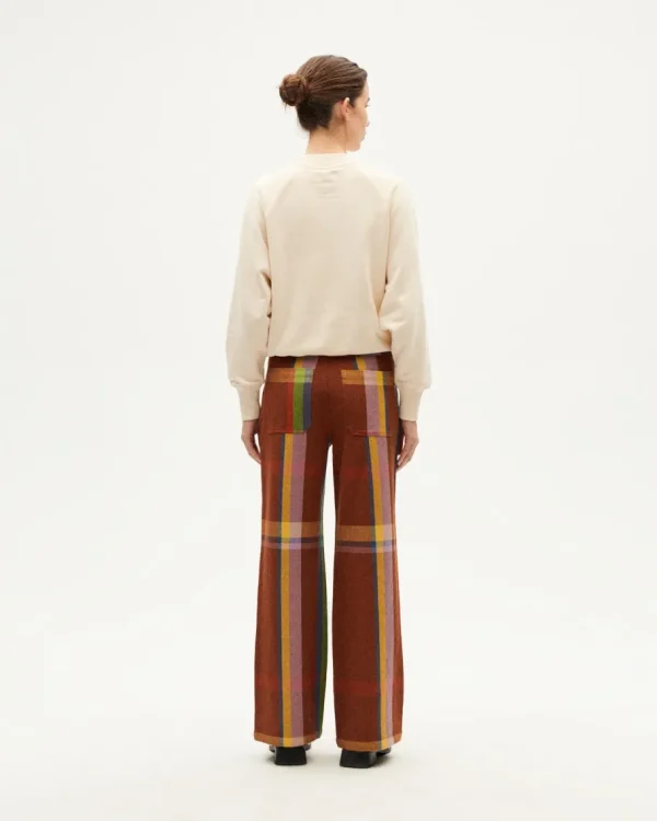 Thinking Mu Brown charlie blanket Coral pants^Dame Underdele