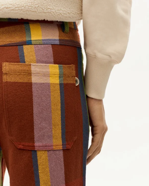 Thinking Mu Brown charlie blanket Coral pants^Dame Underdele