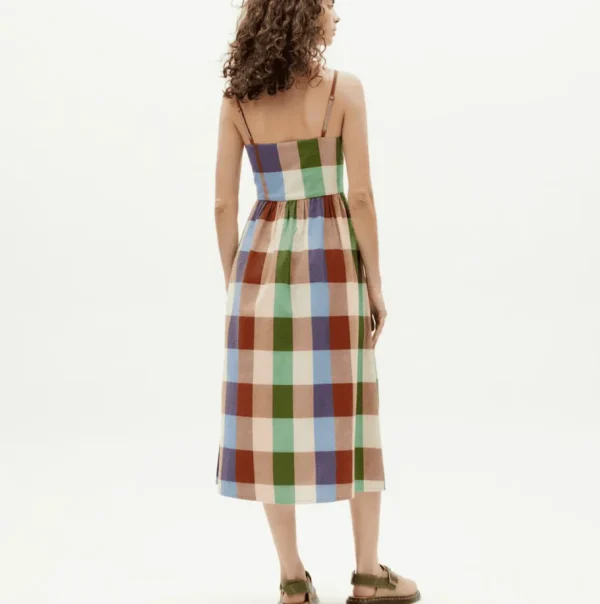 Thinking Mu Colorful Paola Dress Multicolor Checks^Dame Kjoler Og Jumpsuits