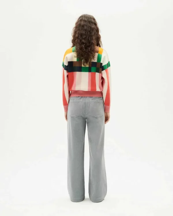 Thinking Mu Grid Philis Knitted Sweater^Dame Overdele