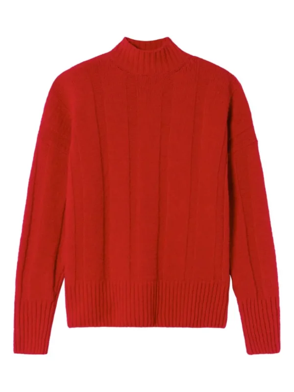 Thinking Mu Red carol Knitted Sweater^Dame Overdele