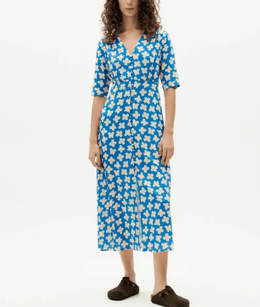 thinking_mu_small_butterf_0.webp Thinking Mu Small Butterfly Camelia Dress^Dame Kjoler Og Jumpsuits