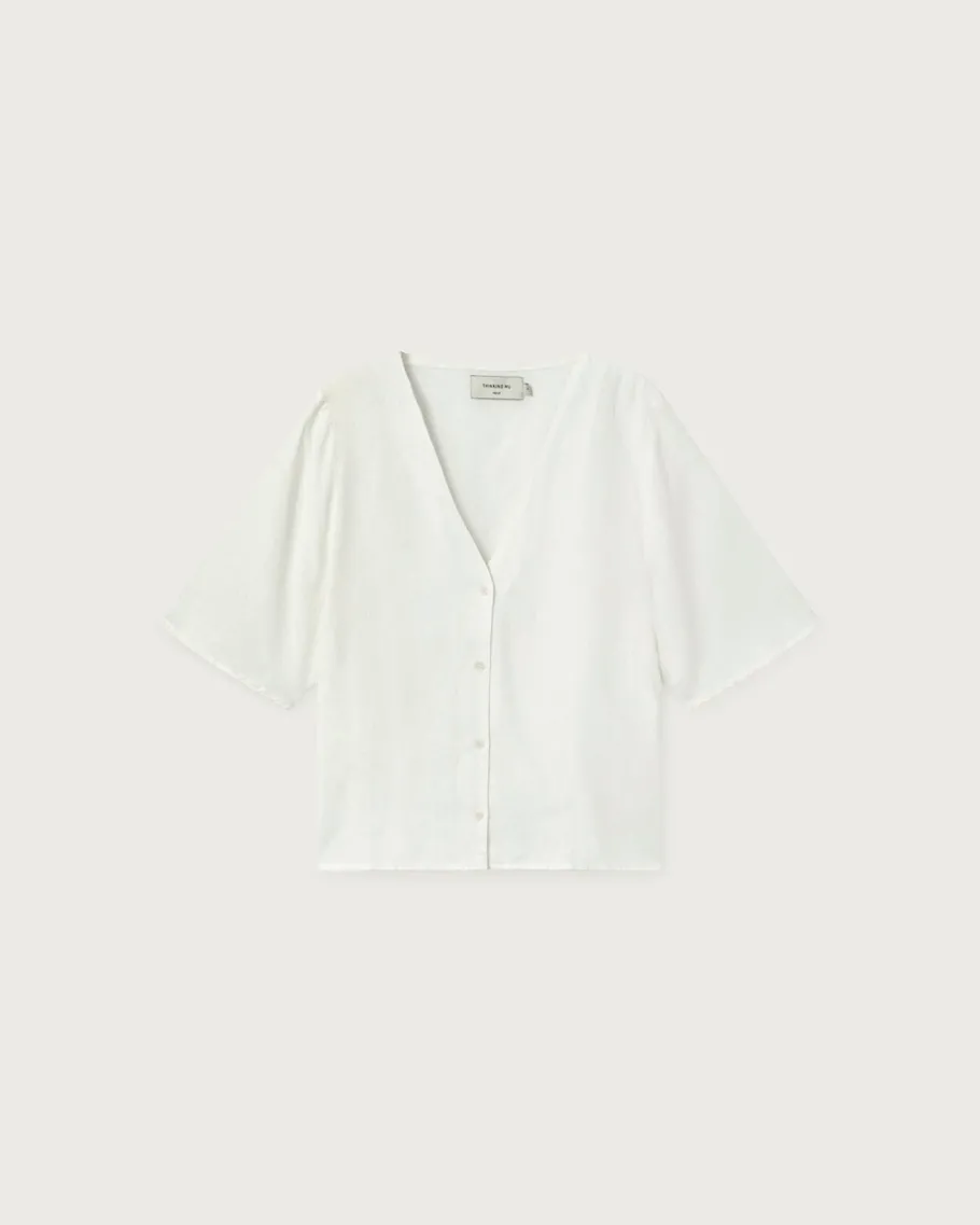 thinking_mu_white_hemp_li_7.webp Thinking Mu White Hemp Libelula Blouse^Dame Overdele