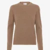 Colorful Standard Women merino wool crew - sahara camel^Dame Overdele