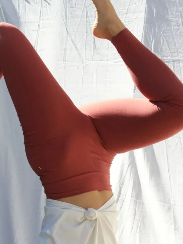 Yogamii - Lilly Leggings - Burnt Orange^Dame Underdele