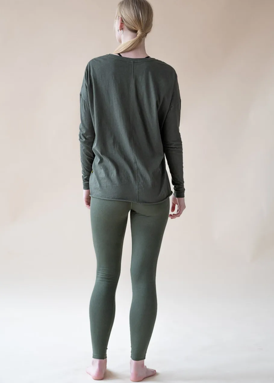 yogamii__lilly_leggings___2-1.webp Yogamii - Lilly Leggings - Dark Olive^Dame Underdele