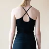 Yogamii - Nidra Strap Top - Black^Dame Overdele
