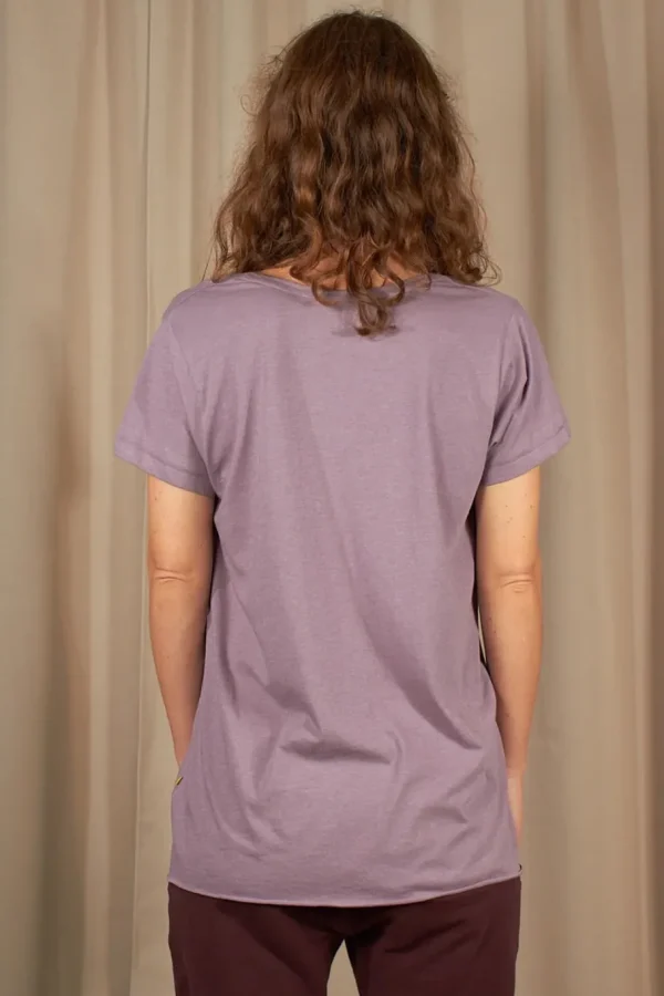 Yogamii - Yama Tee - Lilac Mist^Dame Overdele