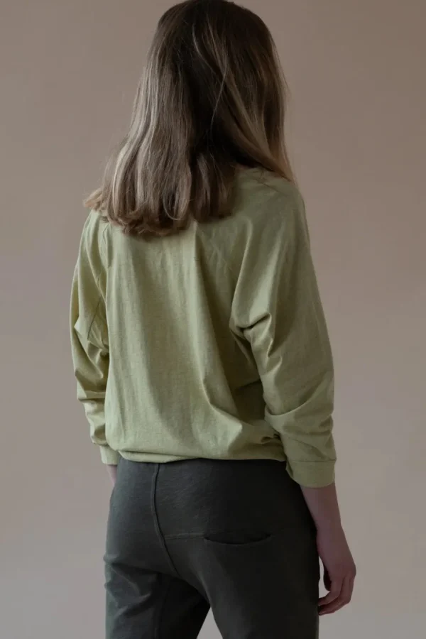 Yogamii Mukha Blouse - økologisk yogatøj light mustard^Dame Overdele