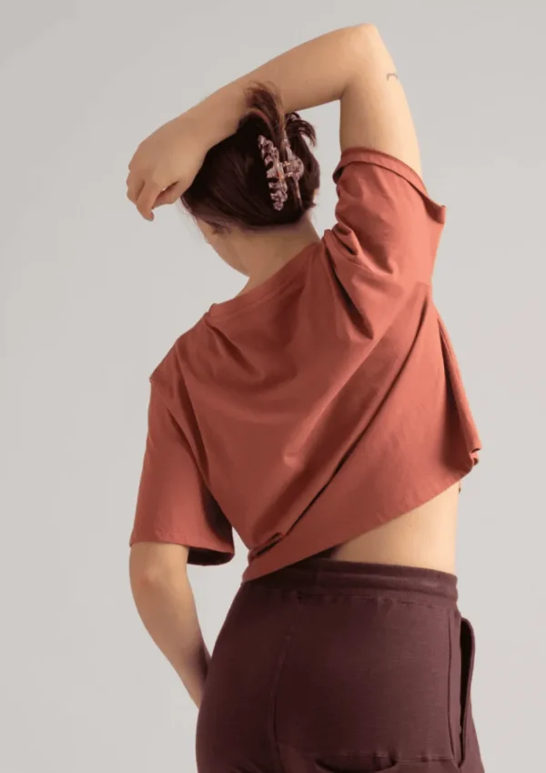 Yogamii SIYA TEE Moroccan Red^Dame Overdele