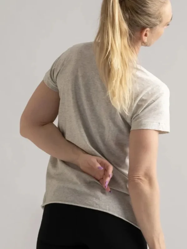 Yogamii Yama Tee - økologisk yogatøj off white^Dame Overdele