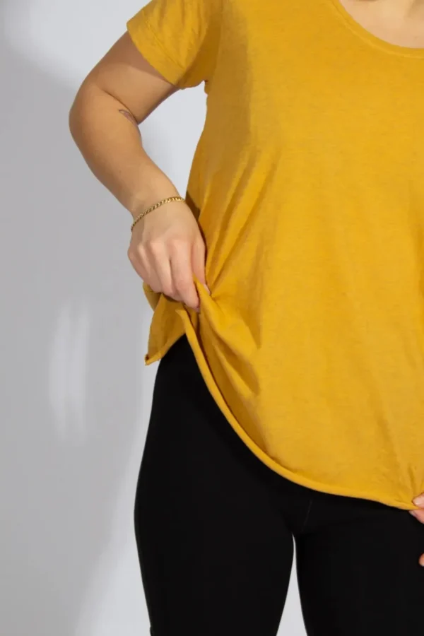 Yogamii Yama Tee - økologisk yogatøj honey^Dame Overdele